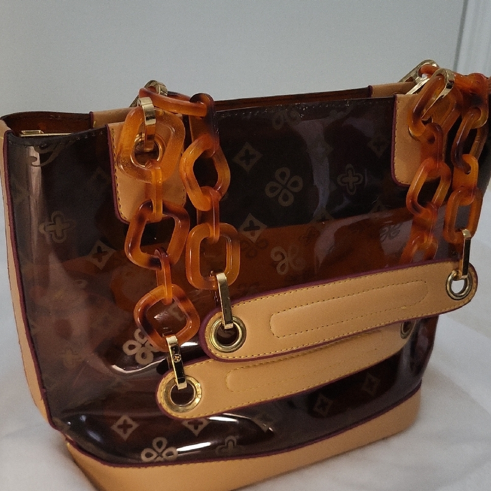 Stylish Brown Designer Tote Bag - Picture 12 of 16